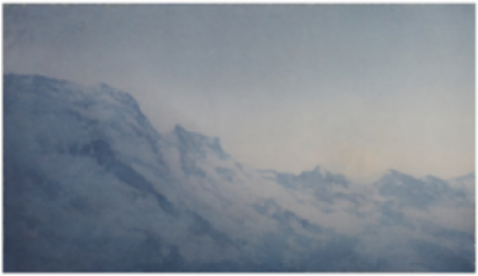 montagnes suisses au crépuscule
